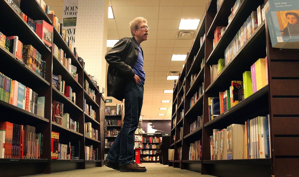 L'interno di una libreria Barnes & Noble nel 2005