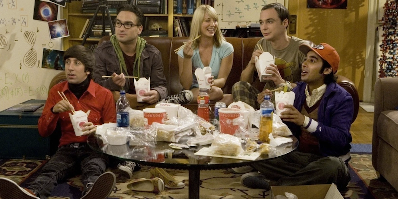 Una scena tratta dalla serie tv "The Big Bang Theory"