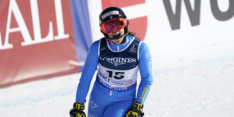 Federica Brignone ha vinto la medaglia d’oro nella combinata ai Mondiali di sci
