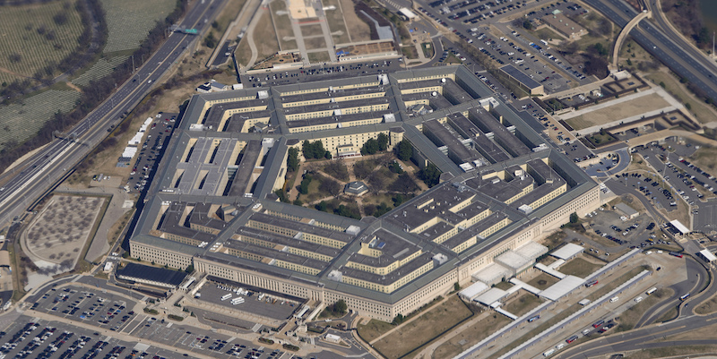 Il Pentagono, la sede del dipartimento della Difesa americano (AP Photo/Patrick Semansky, File)