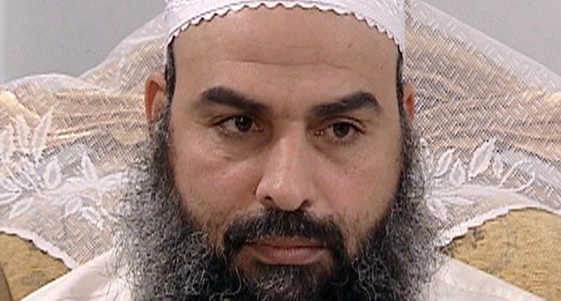 Abu Omar nel 2007 (ANSA / FOTO TV / SKY TG 24)