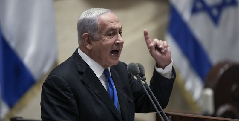 Il primo ministro israeliano Benjamin Netanyahu (AP Photo/Ariel Schalit)
