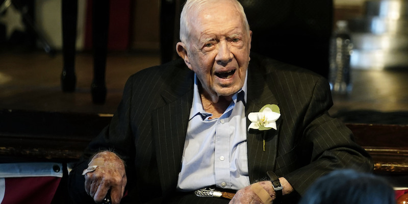 L'ex presidente degli Stati Uniti Jimmy Carter riceverà cure palliative a casa sua