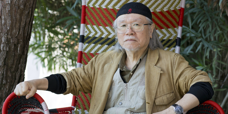Leiji Matsumoto al Festival del Cinema di Venezia nel 2013 (AP Photo/Domenico Stinellis, File)