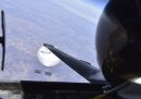 Un pilota militare americano si è fatto un selfie con il pallone spia cinese