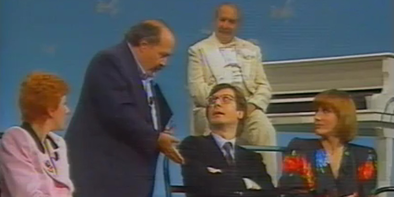 Una puntata del 1991 con Vittorio Sgarbi (ANSA / YOUTUBE)