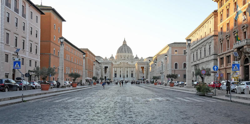 Via della Conciliazione a Roma
(ANSA/ALESSANDRO DI MEO)