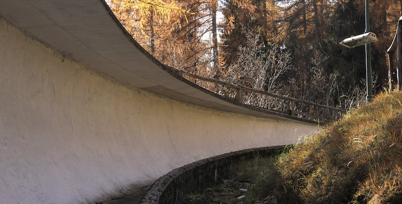 pista da bob di cortina