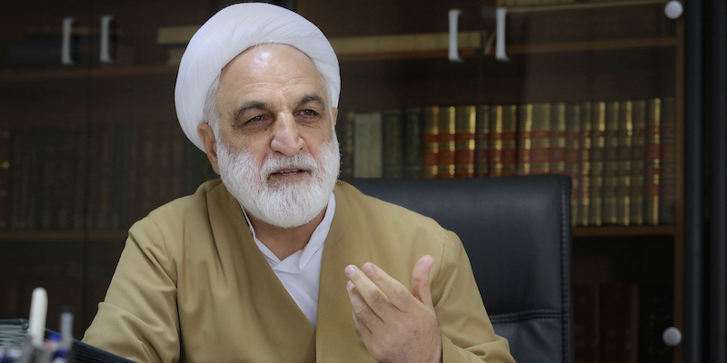 Gholamhossein Mohseni Ejehi (Office of the Iranian Supreme Leader via AP)