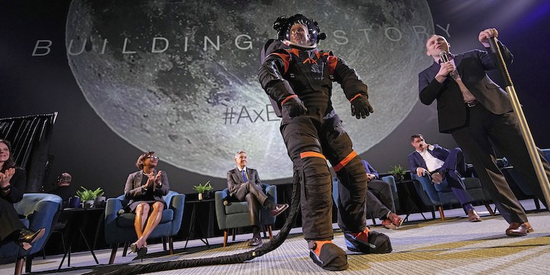 La presentazione allo Space Center di Houston (AP Photo/David J. Phillip)