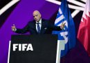 Gianni Infantino è stato rieletto alla presidenza della FIFA per acclamazione