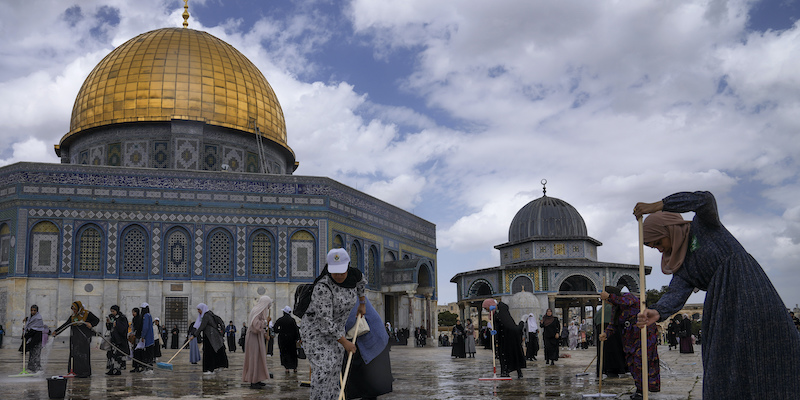 La moschea al Aqsa a Gerusalemme (AP Photo/Mahmoud Illean)