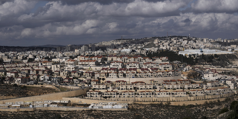 Un insediamento israeliano in Cisgiordania (AP Photo/ Mahmoud Illean, File)