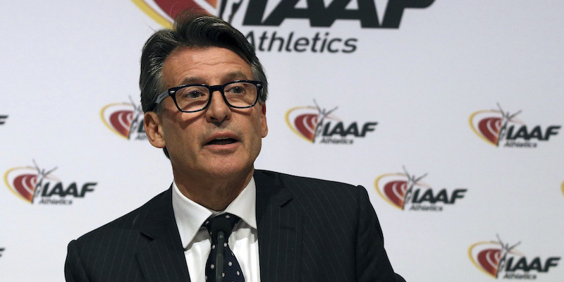 Il presidente della World Athletics Sebastian Coe (AP Photo/Ronald Zak, File)