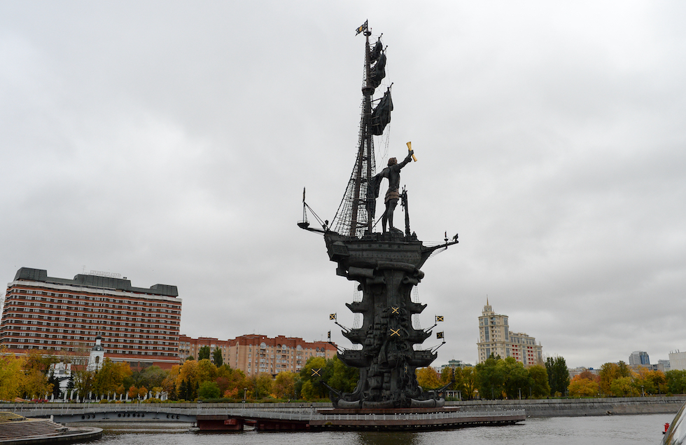 Estatua de Pedro el Grande de Moscú