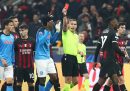 Milan-Napoli, andata dei quarti di finale di Champions League, è finita 1-0