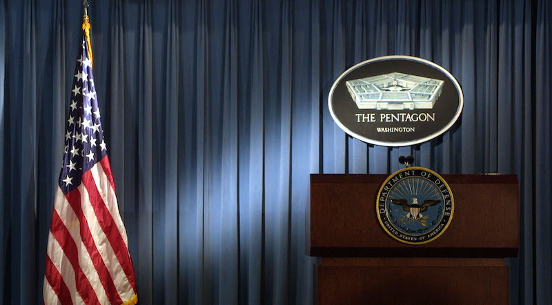 La sala stampa del Pentagono (Alex Wong/Getty Images)