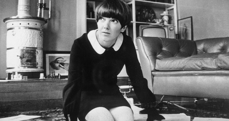 Mary Quant nel 1965 (Photo by Keystone/Getty Images)