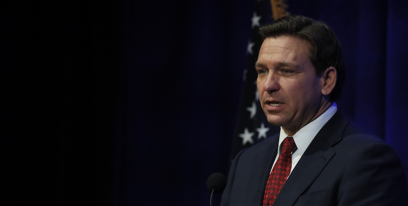 Il governatore della Florida, Ron DeSantis (Chris duMond/Getty Images)