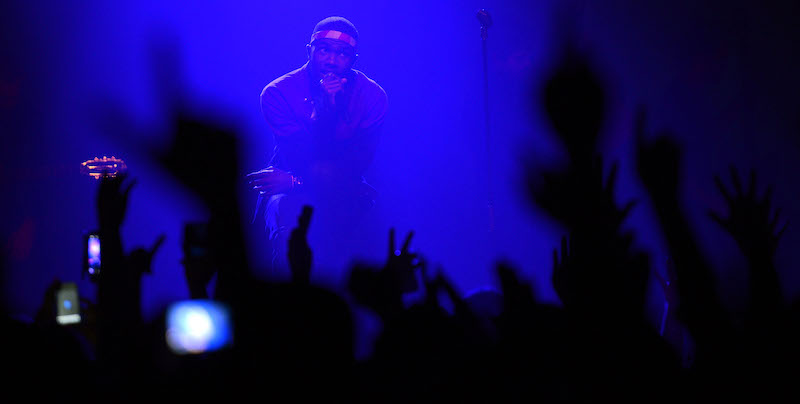 Un vecchio concerto di Frank Ocean. (Jason Kempin/Getty Images)