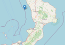 Nella notte c'è stato un terremoto di magnitudo 4.8 al largo di Cosenza, nel mar Tirreno