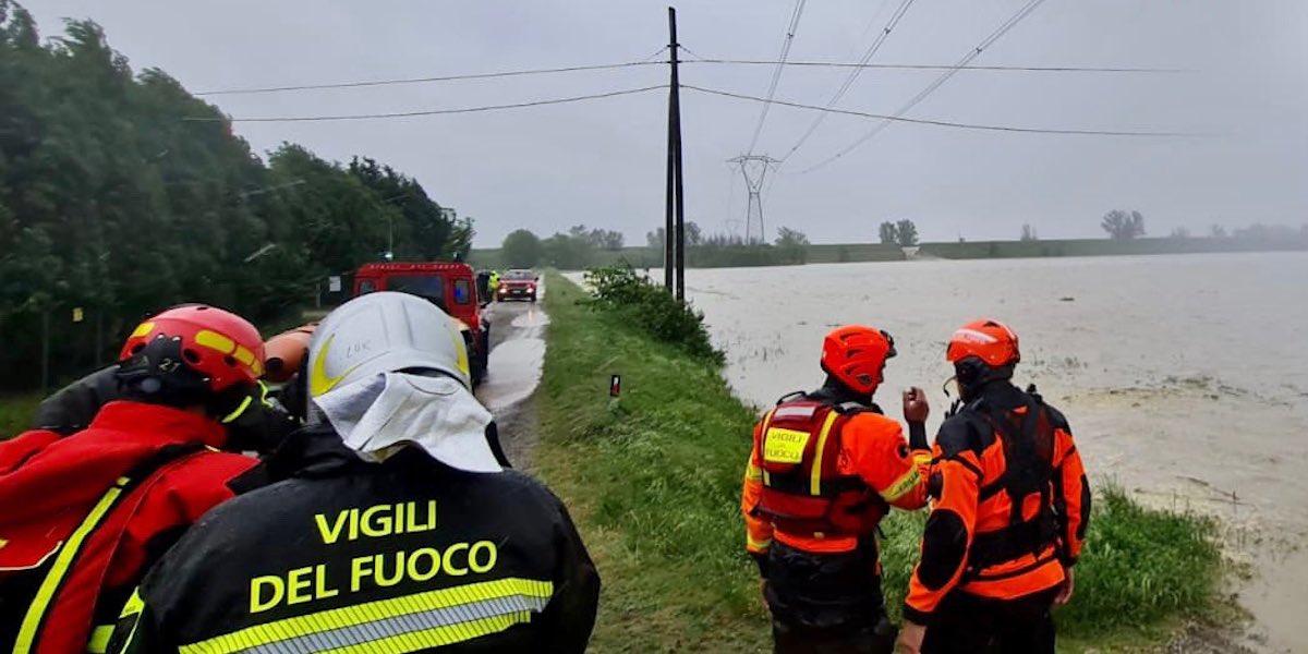 I danni per il maltempo in Emilia-Romagna
