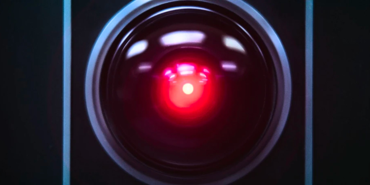 Il computer HAL 9000 di 2001: Odissea nello spazio (Metro-Goldwyn-Mayer)