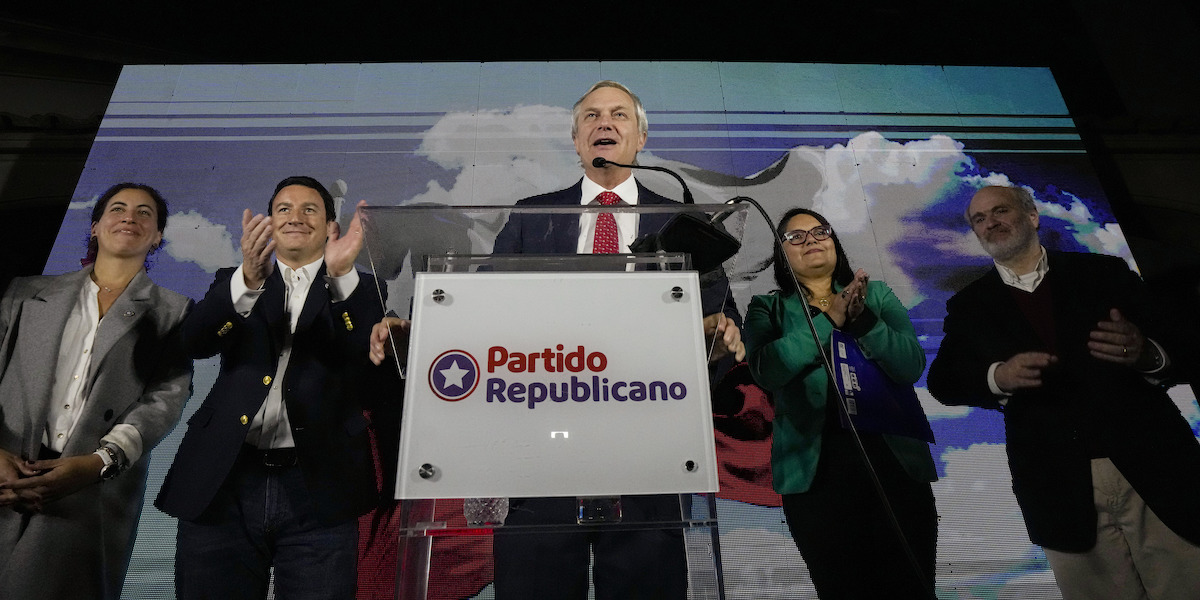 José Antonio Kast, leader del Partito Repubblicano cileno (AP Photo/Esteban Felix)