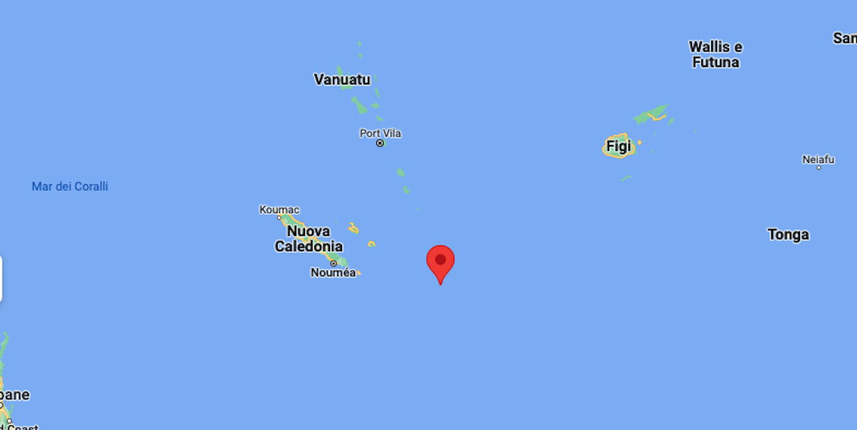 C'è stato un terremoto di magnitudo 7.7 al largo della Nuova Caledonia
