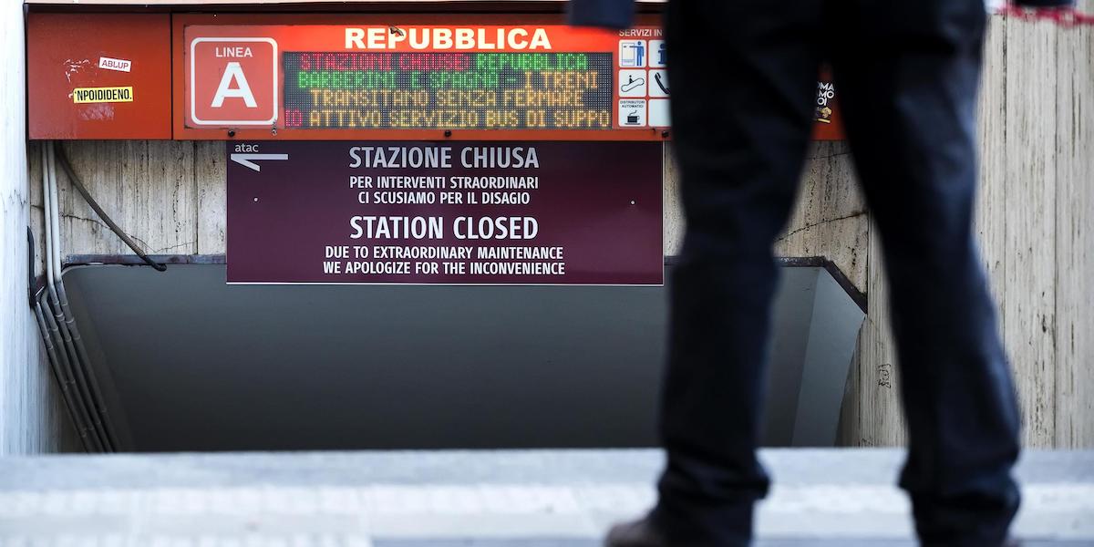 Ad agosto la linea A della metro di Roma sarà parzialmente chiusa per due settimane
