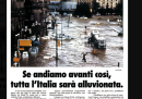 «Se andiamo avanti così tutta l'Italia sarà alluvionata», diceva una campagna pubblicitaria del 1977