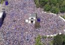 L'enorme manifestazione filoeuropea in Moldavia