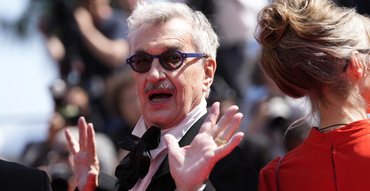 Wim Wenders alla prima di Perfect Days – Festival di Cannes, 25 maggio
(Scott Garfitt/Invision/AP)