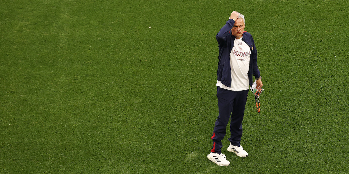 José Mourinho prima della finale di Europa League (Naomi Baker/Getty Images)