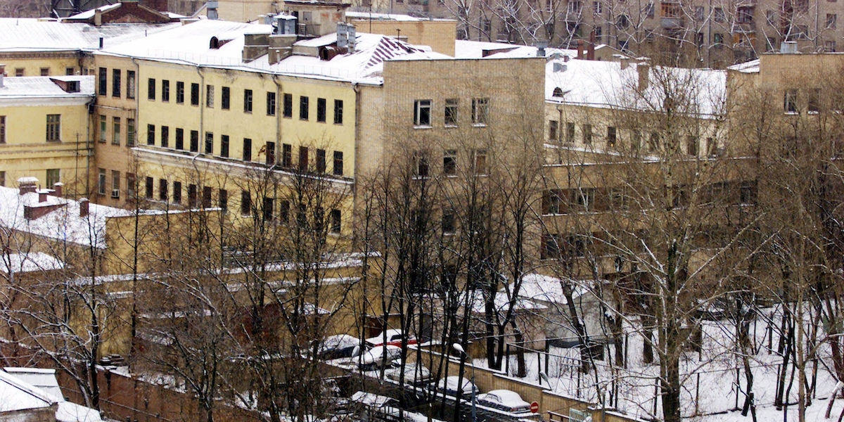 Una parte della prigione di Lefortovo, a Mosca (AP Photo, File)