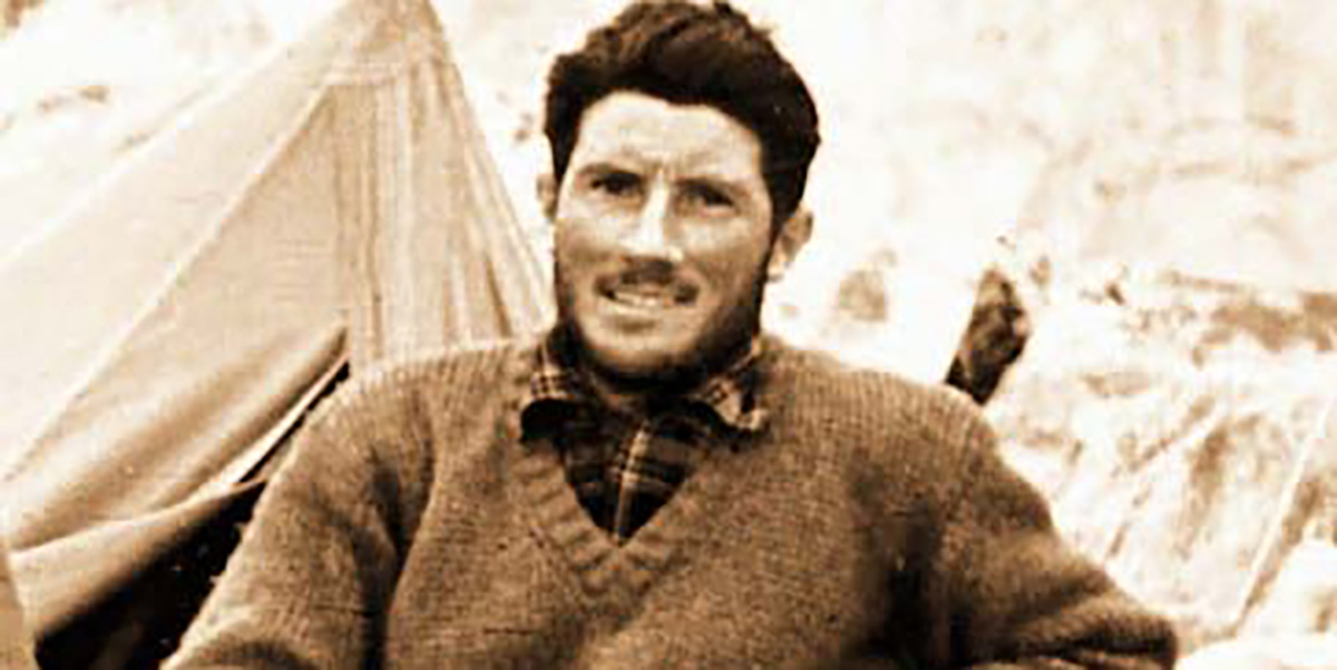Walter Bonatti sul K2 (ANSA/CARLO ORLANDI)
