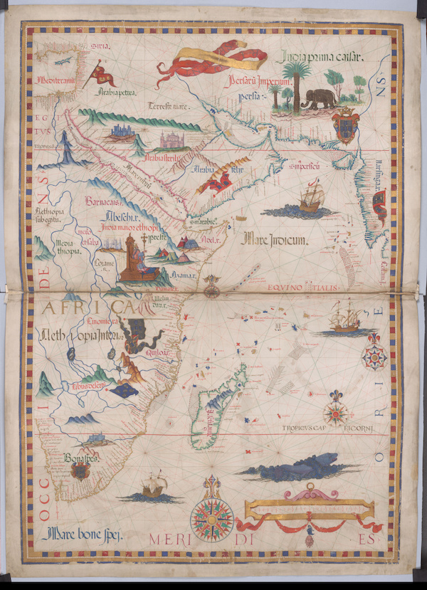 mappa africa etiopia prete gianni 1559