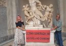 Il tribunale del Vaticano ha condannato tre attivisti di Ultima Generazione che ad agosto si erano incollati alla base della statua del Laocoonte