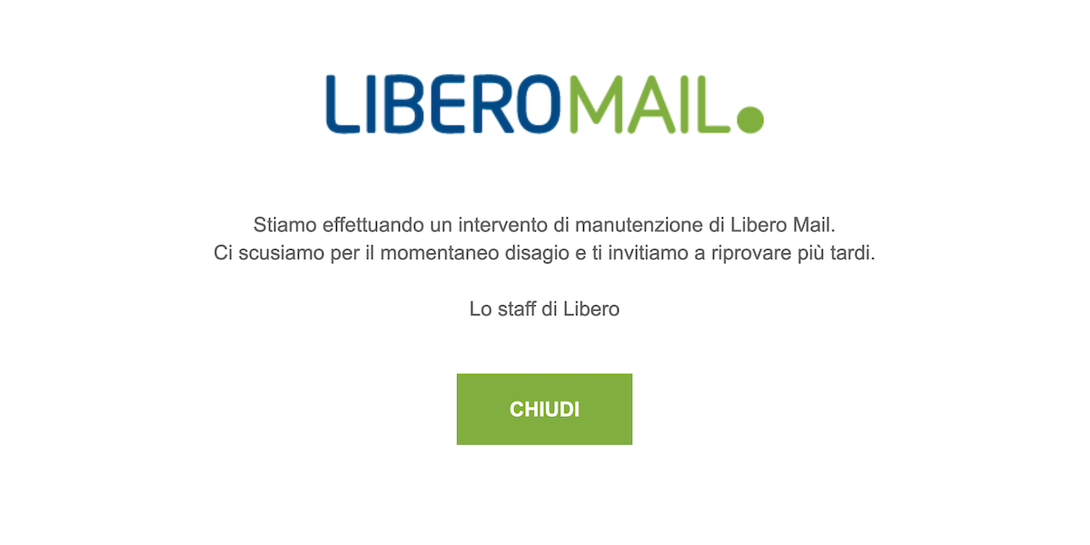 Le caselle email di Italiaonline, come Libero e Virgilio, da martedì hanno grandi disservizi