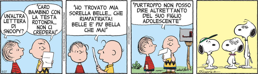 Peanuts 2023 giugno 27