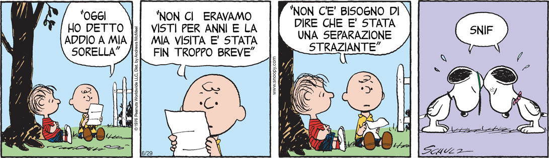 Peanuts 2023 giugno 29