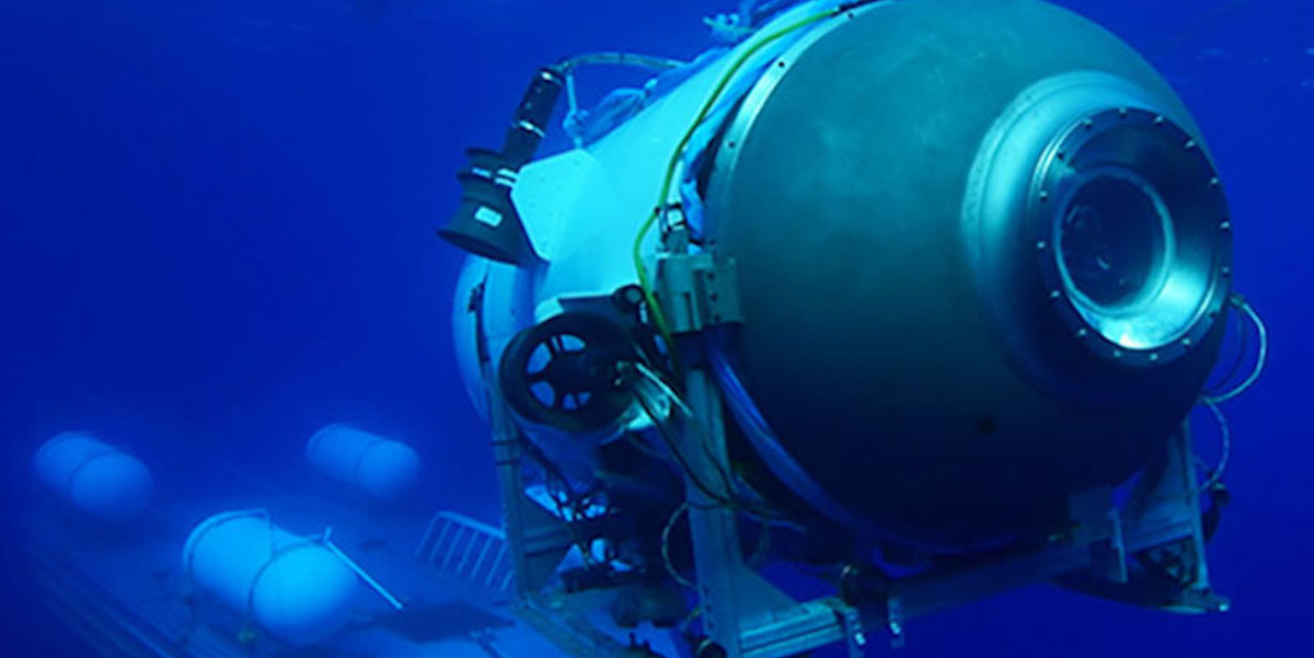 Il sommergibile Titan della società OceanGate (OceanGate)