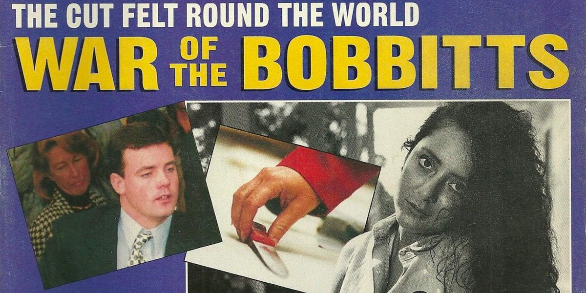 Ritaglio di una copertina della rivista "People" sul caso Bobbitt 