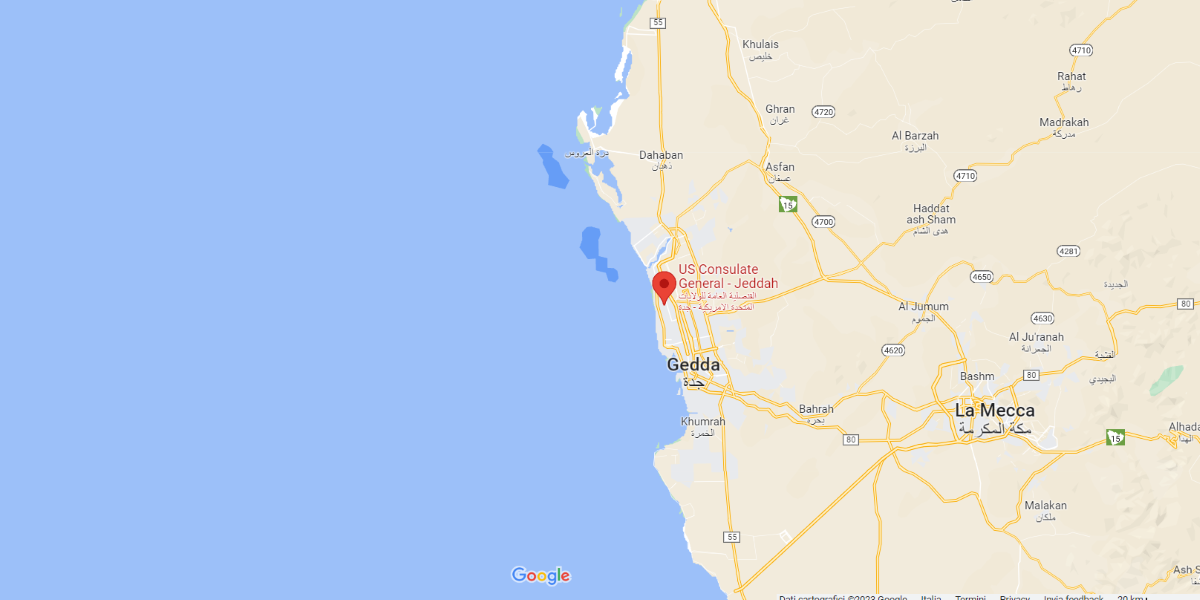 Un uomo ha ucciso una guardia di sicurezza davanti al consolato americano a Gedda, in Arabia Saudita, e poi è stato ucciso