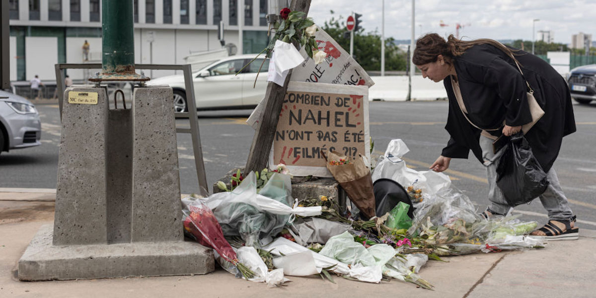 Il funerale di Nahel M.