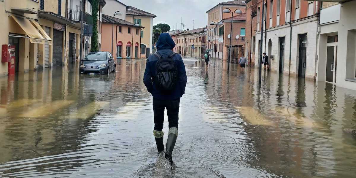 Un giornalista del Post a Lugo, in provincia di Ravenna, dopo l'alluvione di maggio