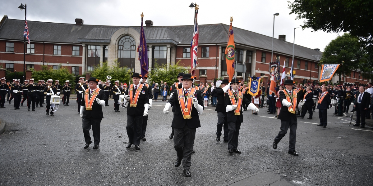 La parata del Twelfth, Belfast, 12 luglio 2023 (Charles McQuillan/Getty Images)