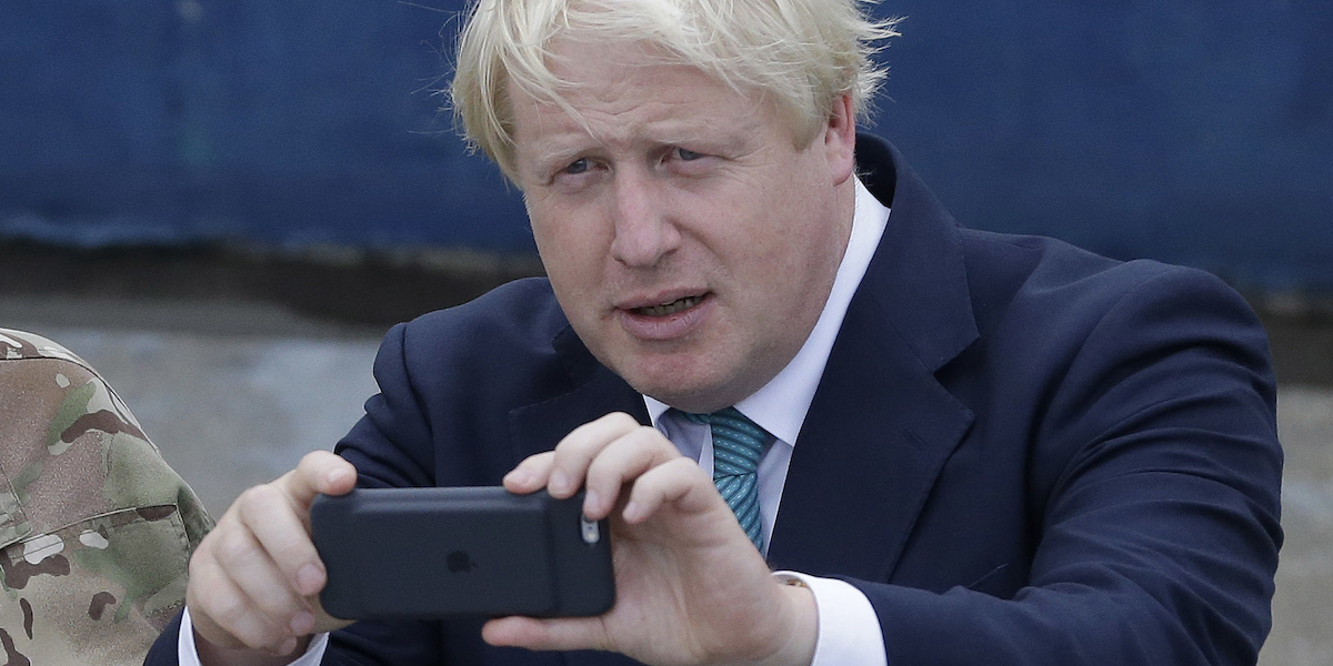 Boris Johnson doesn’t seem to remember the passcode for his old iPhone, and that’s a problem