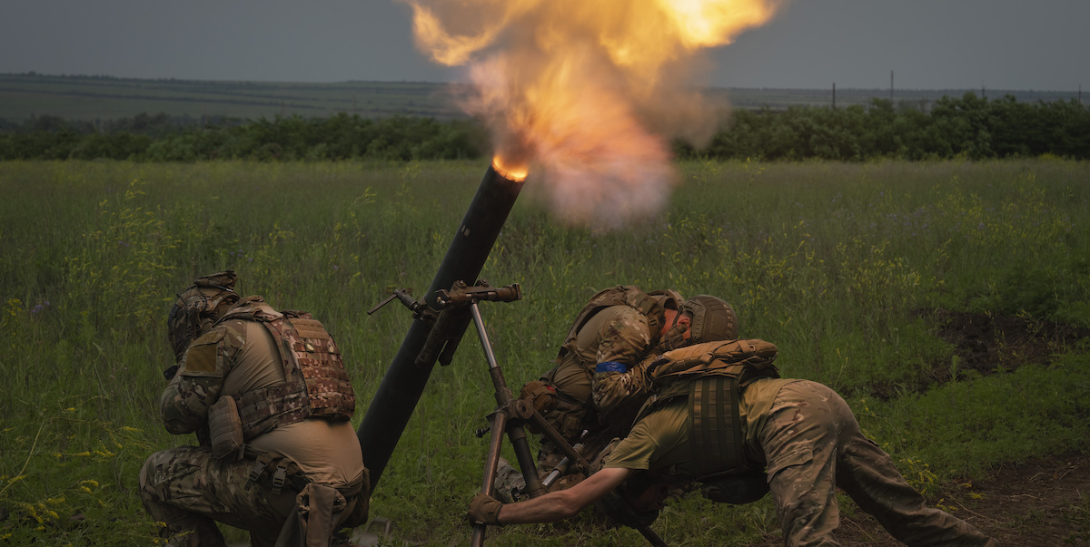 Soldati ucraini nella regione di Zaporizhzhia (AP Photo/Efrem Lukatsky, File)