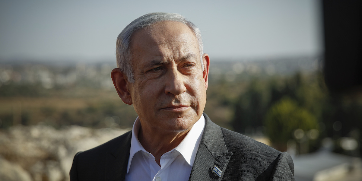 Il primo ministro israeliano Benjamin Netanyahu (AP Photo/Shir Torem, Pool)